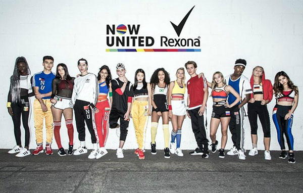 Now United anuncia clipe no Brasil e concurso para fãs junto com a Rexona!