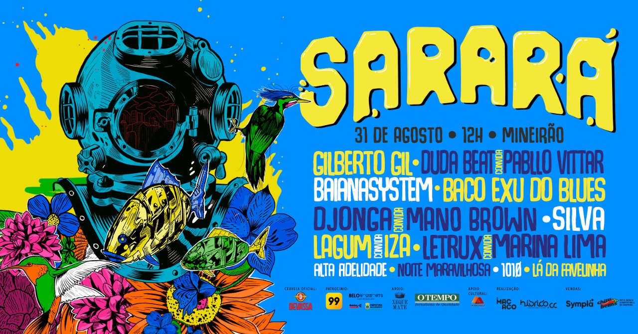 Festival Sarará: Djonga, Iza, Lagum e Exu do Blues são algumas das atrações confirmadas. Confira!