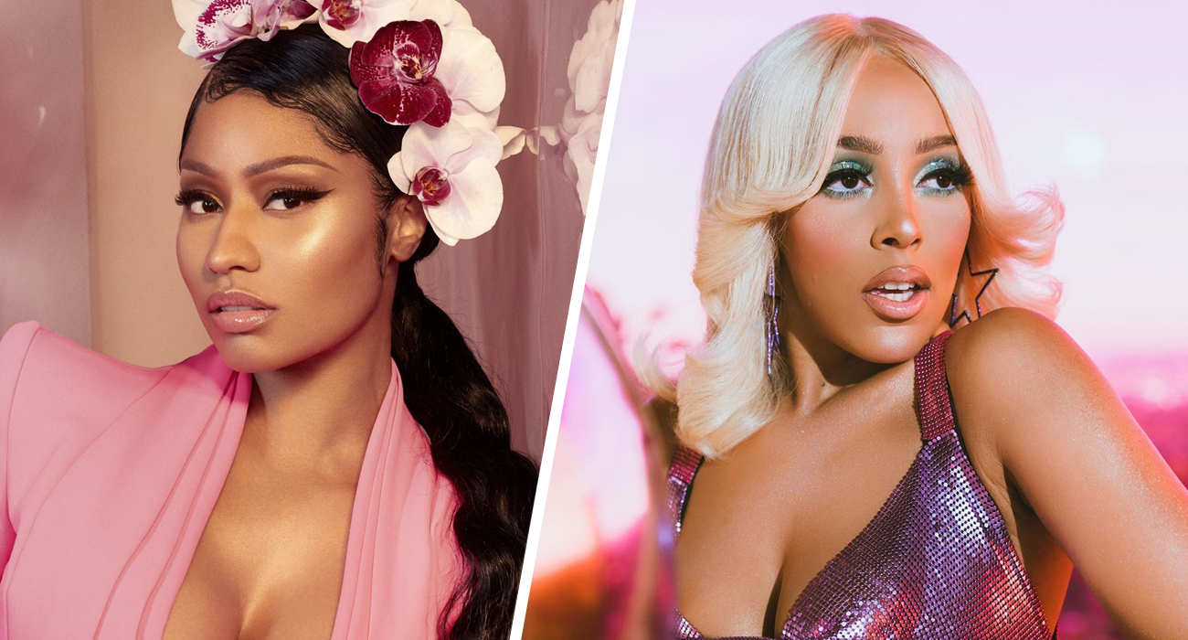 Doja Cat e Nicki Minaj conquistam primeiro lugar histórico na Billboard Hot 100