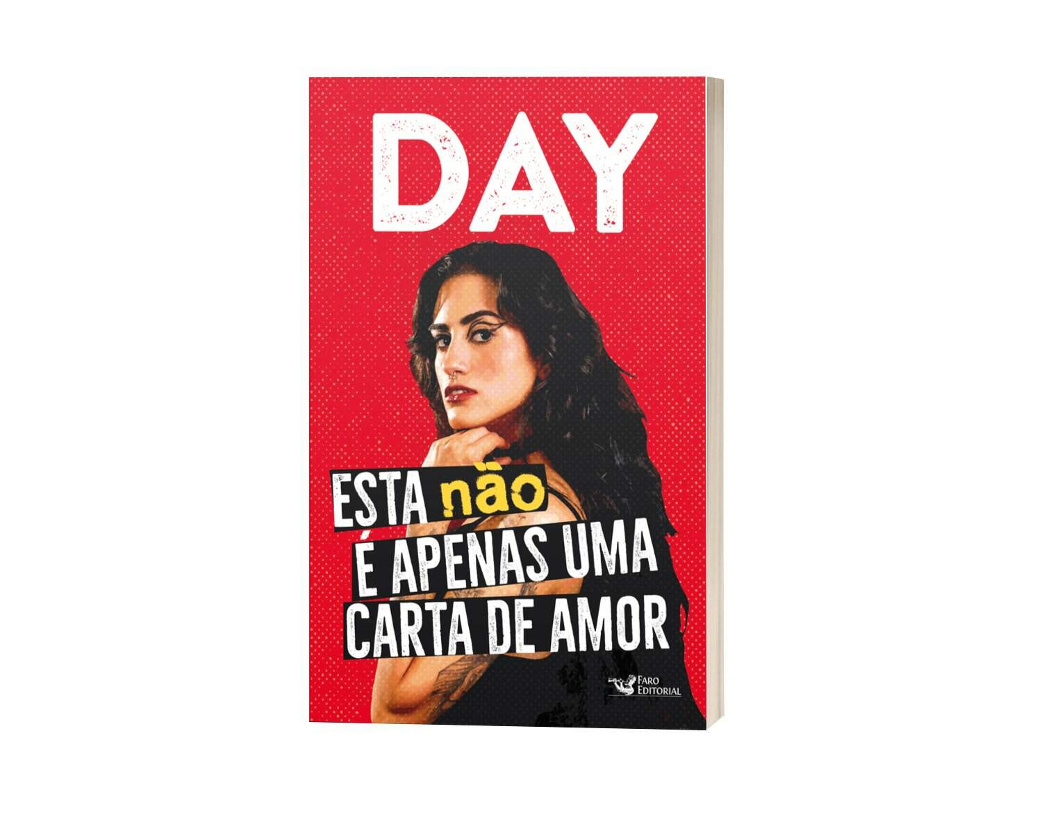 Day irá lançar seu primeiro livro, com contos e poesias.