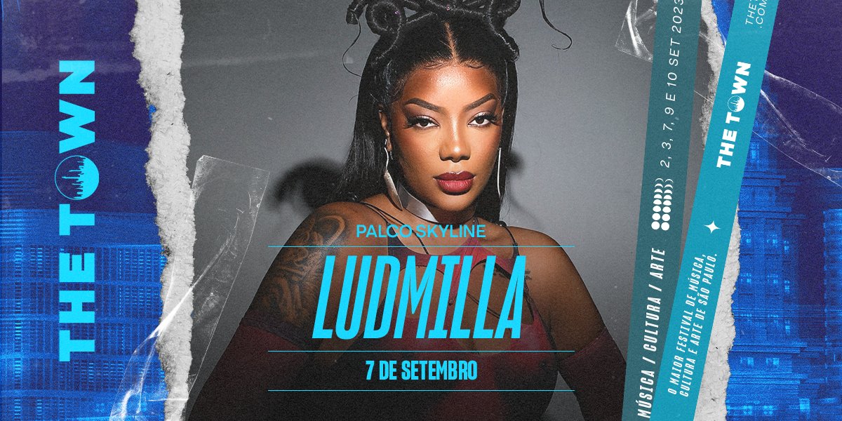 Ludmilla é confirmada no palco mundo do Rock in Rio após críticas ao seu espaço na última edição. A artista também está confirmada no festival The Town. Confira