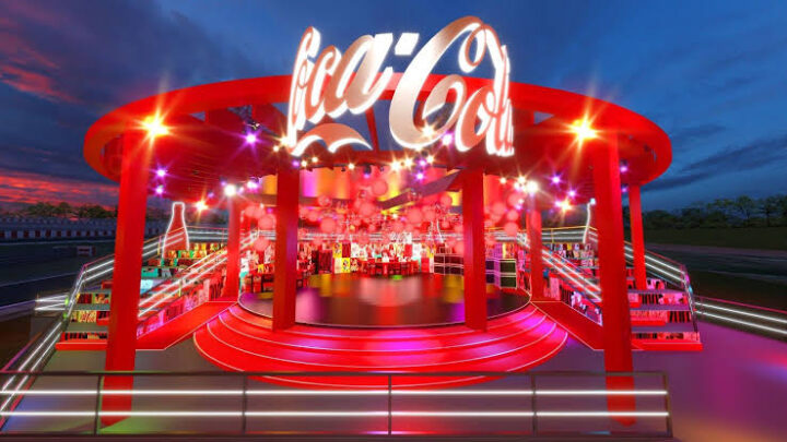 Coca-Cola cria local multissensorial inspirado em ondas sonoras para o Lollapalooza Brasil