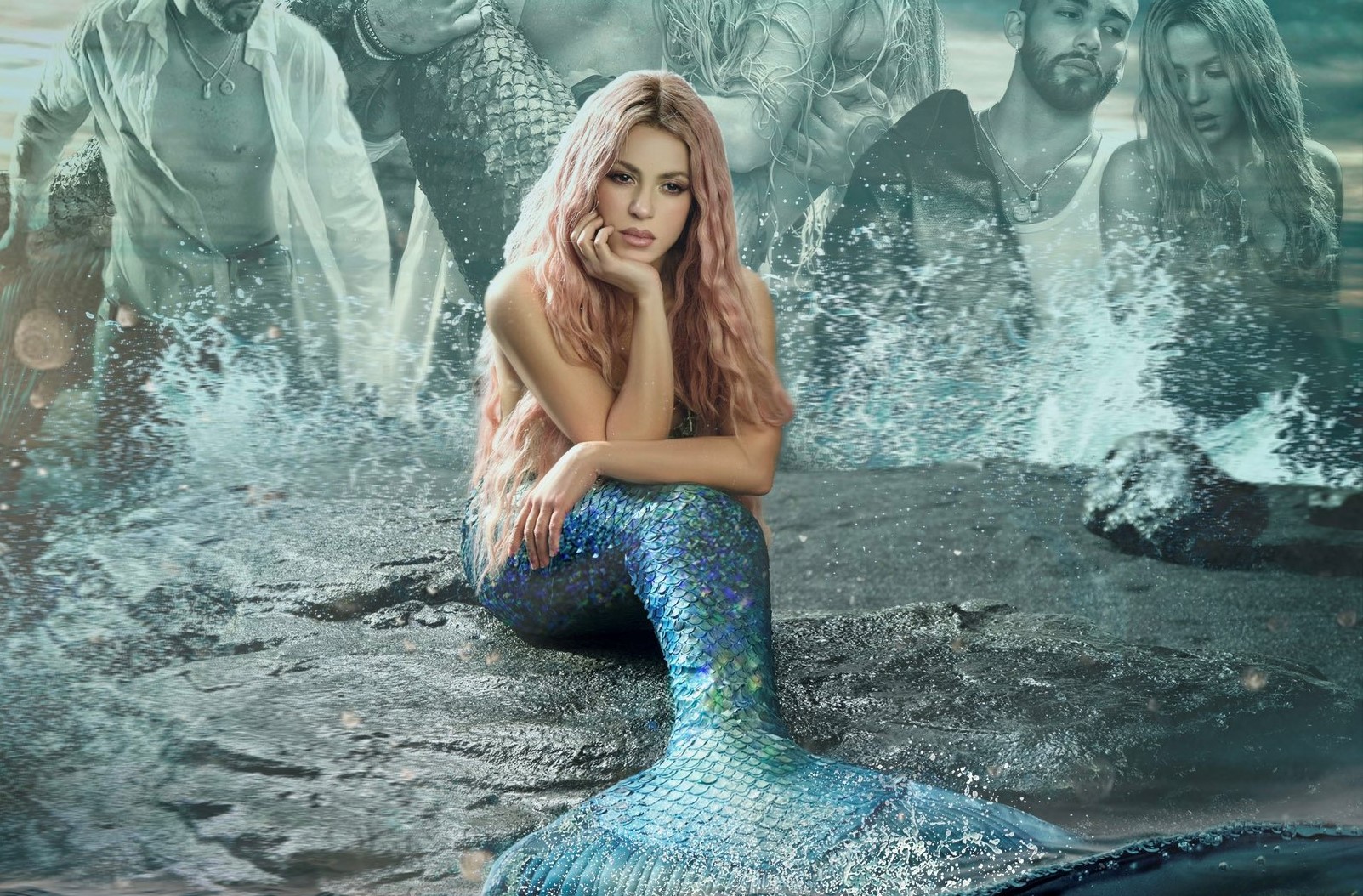 Shakira revela a capa de seu novo single "COPA VACÍA"
