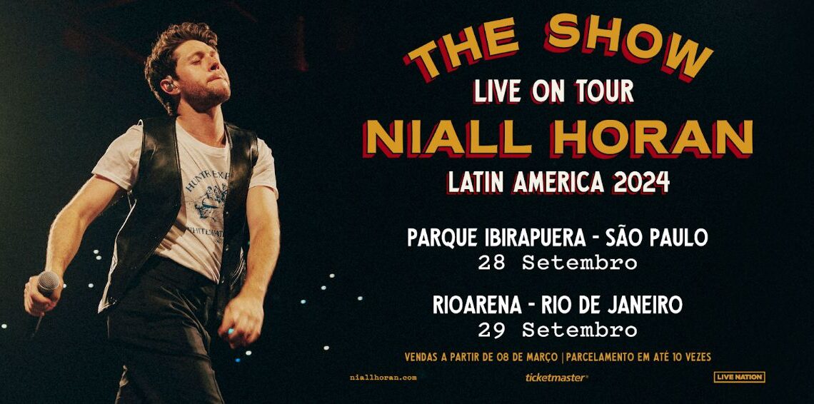 Niall Horan anuncia passagem da turnê “THE SHOW” em São Paulo e Rio de Janeiro e diversos países da América Latina