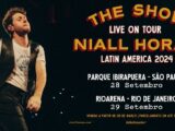 Niall Horan passagem da turnê "THE SHOW" em São Paulo e Rio de Janeiro