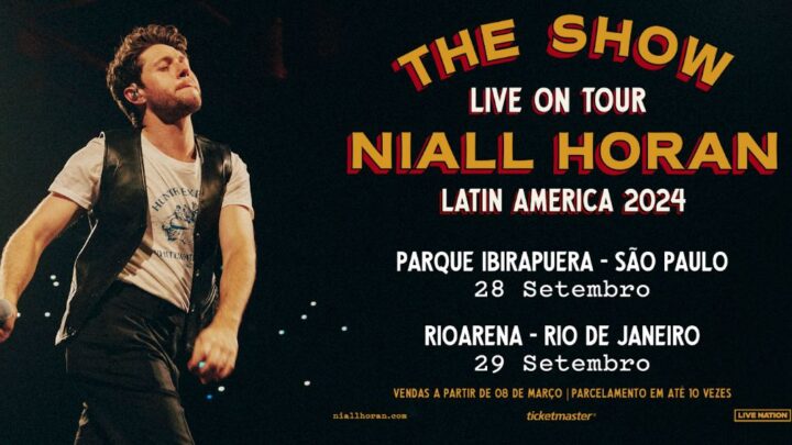 Niall Horan anuncia passagem da turnê “THE SHOW” em São Paulo e Rio de Janeiro e diversos países da América Latina